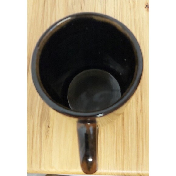 Asian Influence Brown Mug 1970s - Picture 6 of 8